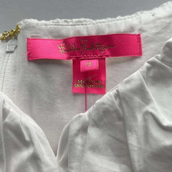 Lilly Pulitzer Emie Ruffle top size 8 NWT - Picture 8 of 10